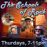 The School of Rock, Tuesdays 7-11pm Eastern